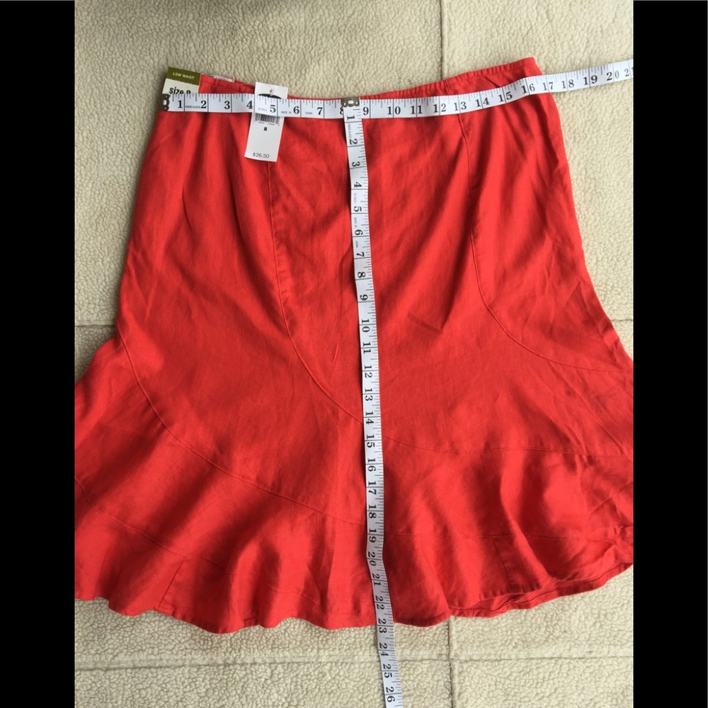❤️NWT Old Navy 100% Linen Skirt Size 8 - Picture 2 of 3